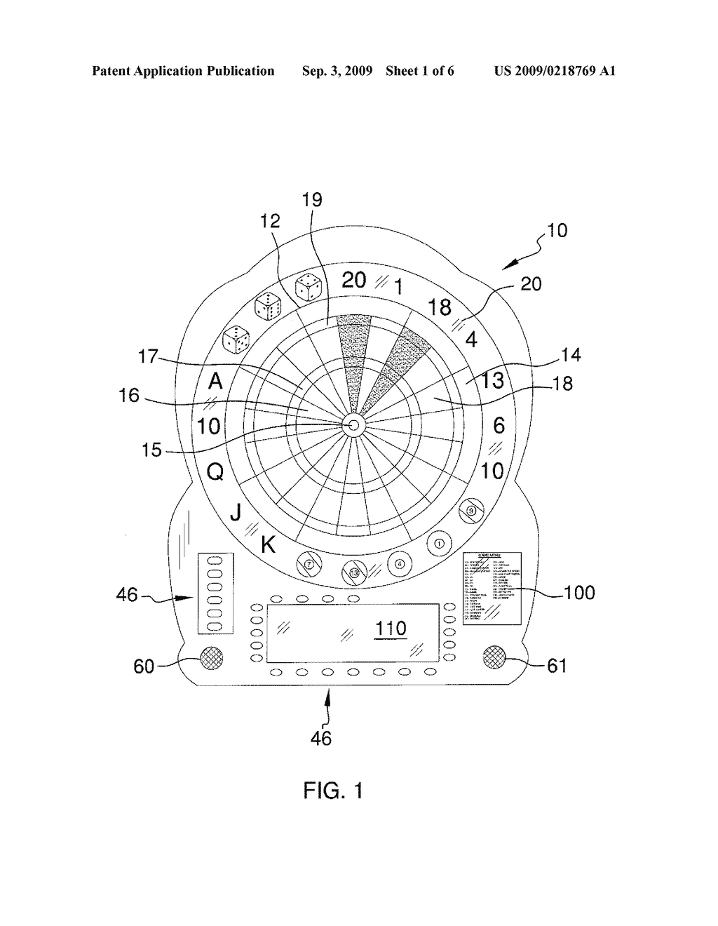 DART BOARD WITH DIGITAL TARGET DISPLAY RING (DTDR) - diagram, schematic, and image 02