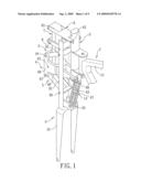 SHOCK-ABSORBING SUSPENSION DEVICE FOR A WHEELED VEHICLE diagram and image