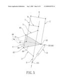 SHOCK-ABSORBING SUSPENSION DEVICE FOR A WHEELED VEHICLE diagram and image