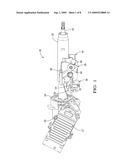 STEERING COLUMN WITH RAKE AND TELESCOPE ADJUSTMENT diagram and image