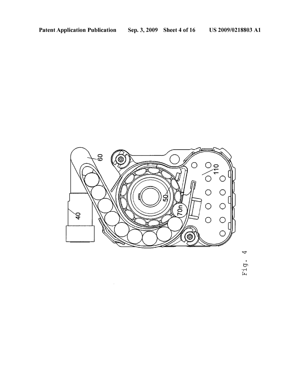 Seat belt retractor - diagram, schematic, and image 05