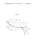 INSTALLATION STRUCTURE OF RESIN GARNISH diagram and image