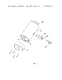 Power tool lockdown device diagram and image