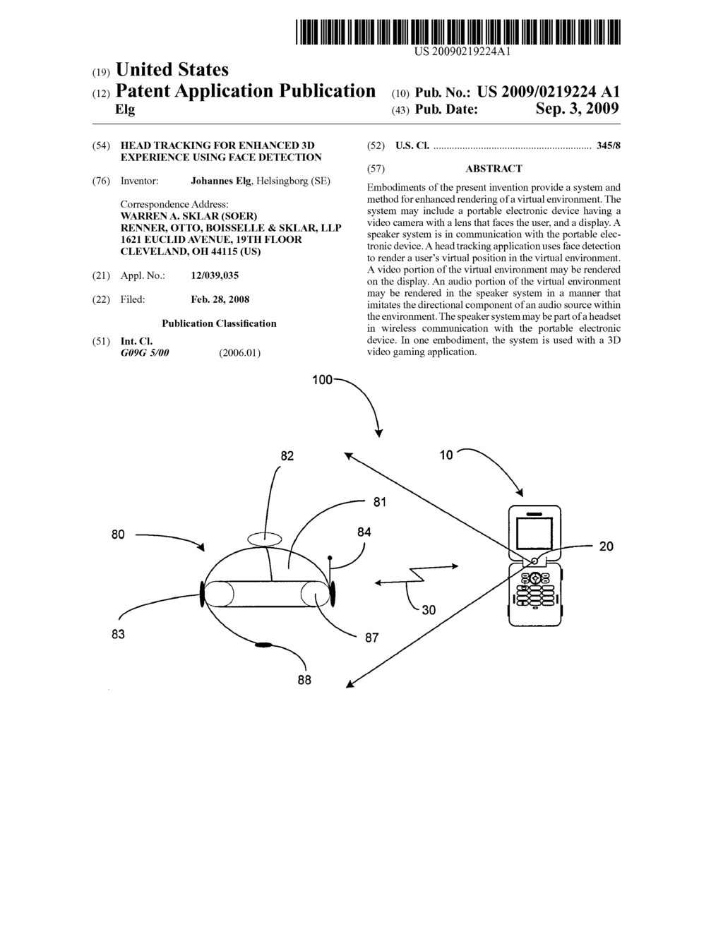 HEAD TRACKING FOR ENHANCED 3D EXPERIENCE USING FACE DETECTION - diagram, schematic, and image 01