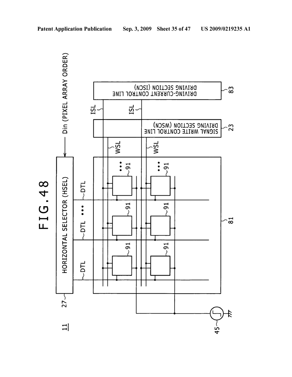 EL display panel, electronic apparatus and EL display panel driving method - diagram, schematic, and image 36