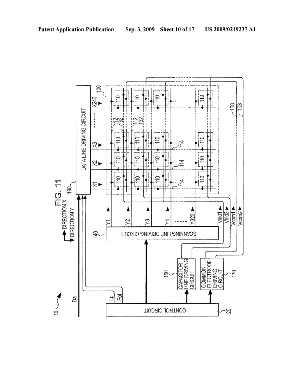 ELECTRO-OPTICAL DEVICE, DRIVING METHOD THEREOF, AND ELECTRONIC APPARATUS - diagram, schematic, and image 11