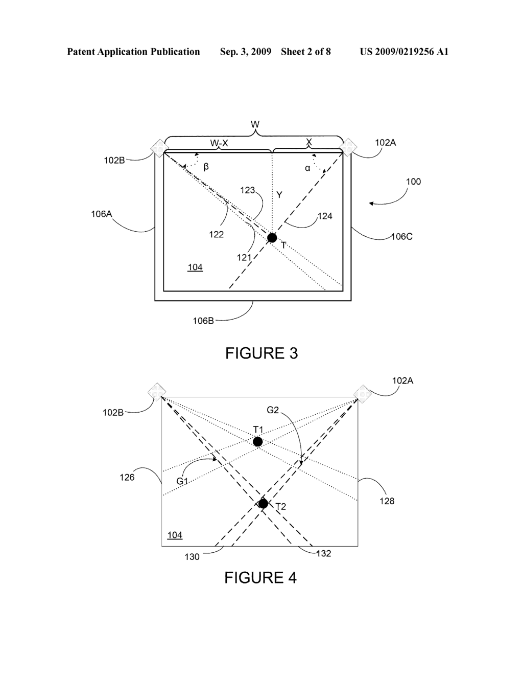 Systems and Methods for Resolving Multitouch Scenarios for Optical Touchscreens - diagram, schematic, and image 03