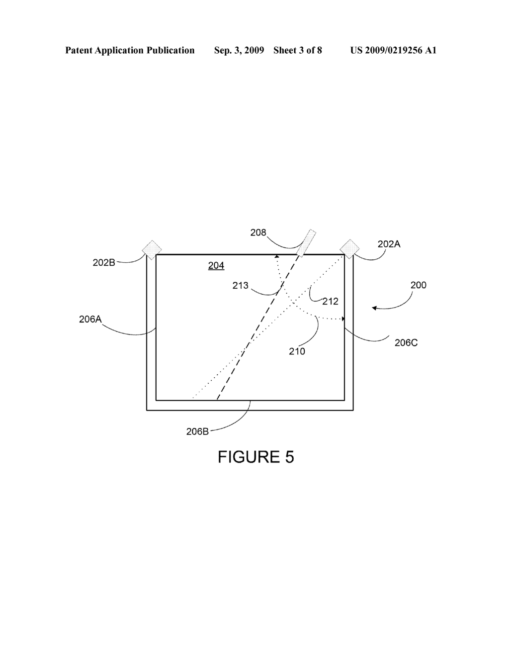 Systems and Methods for Resolving Multitouch Scenarios for Optical Touchscreens - diagram, schematic, and image 04