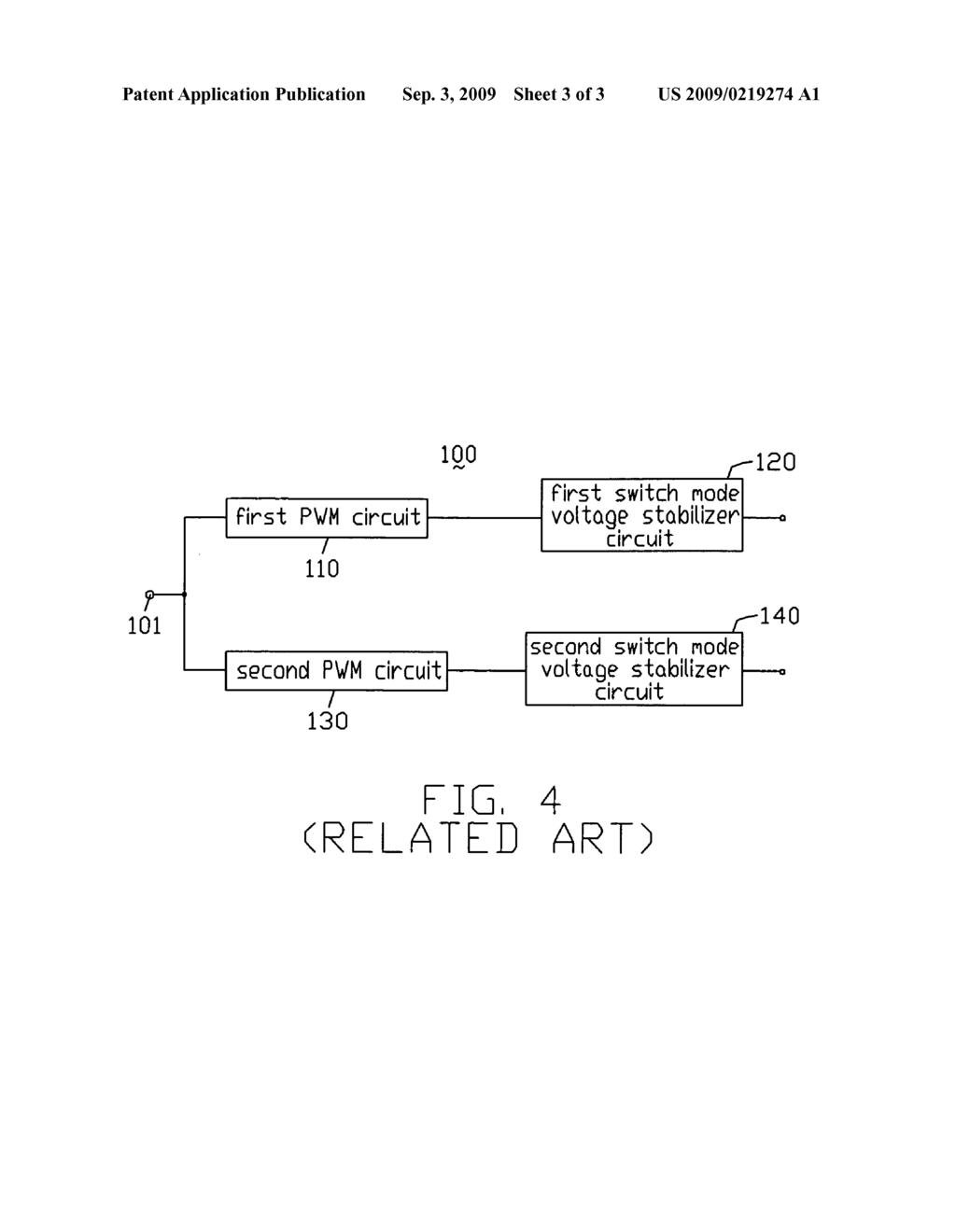 Power circuit and liquid crystal display device using same - diagram, schematic, and image 04