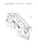 PRINTER WITH INK SUPPLY SYSTEM HAVING DOWNSTREAM CONDUIT LOOP diagram and image