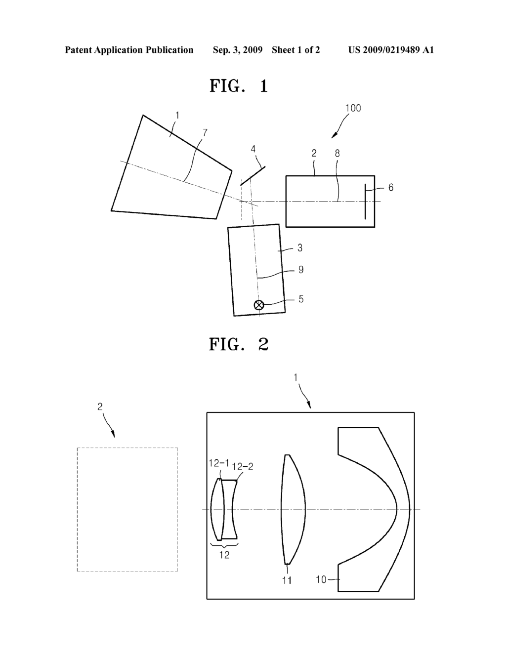 PROJECTION OPTICAL SYSTEM - diagram, schematic, and image 02