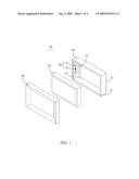 ELECTRONIC DEVICE WITH INTERCHANGEABLE FRAME diagram and image