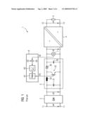 Power supply device, in particular for redundant operation with a plurality of further power supply devices connected in parallel on the output side diagram and image