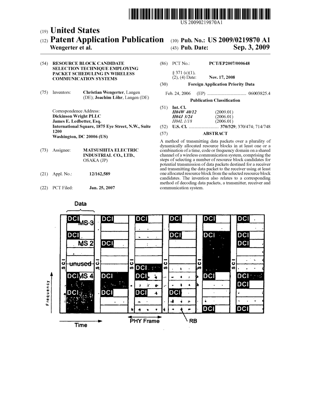 RESOURCE BLOCK CANDIDATE SELECTION TECHNIQUE EMPLOYING PACKET SCHEDULING IN WIRELESS COMMUNICATION SYSTEMS - diagram, schematic, and image 01