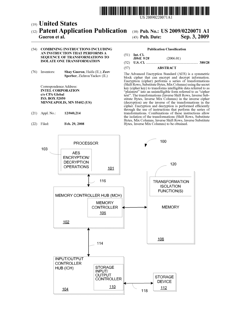 COMBINING INSTRUCTIONS INCLUDING AN INSTRUCTION THAT PERFORMS A SEQUENCE OF TRANSFORMATIONS TO ISOLATE ONE TRANSFORMATION - diagram, schematic, and image 01