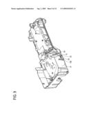 Tape printing apparatus diagram and image