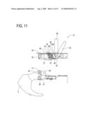 Tape printing apparatus diagram and image