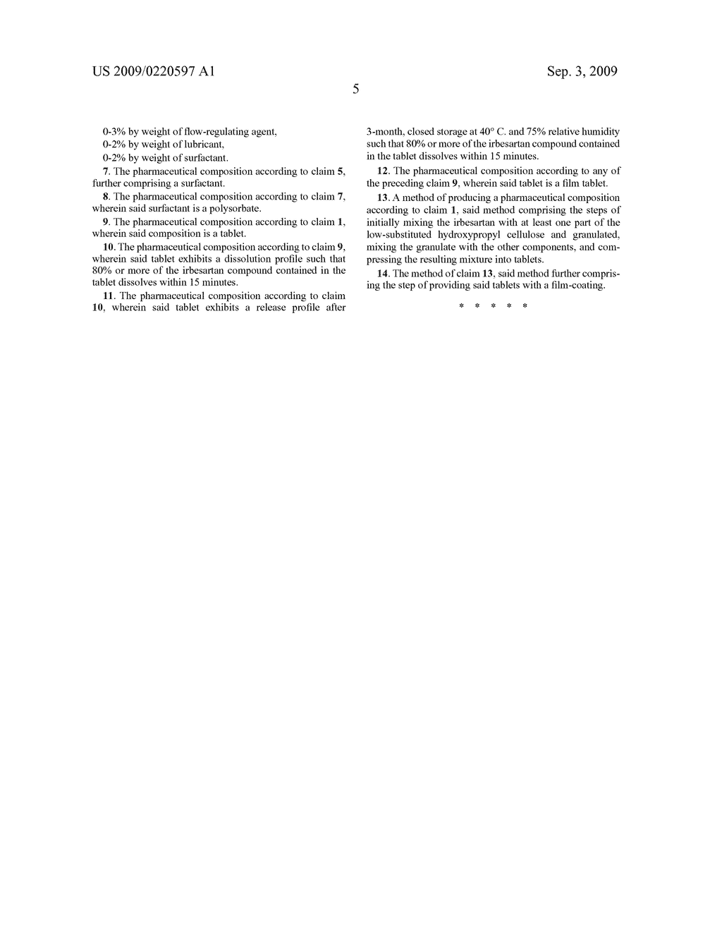 RAPID RELEASE IRBESARTAN-CONTAINING PHARMACEUTICAL COMPOSITION - diagram, schematic, and image 10