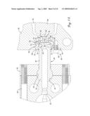 Injection Molding Apparatus with Replaceable Gate Insert diagram and image