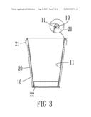 Bio-degradable cup and method for making the same diagram and image