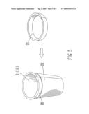 Bio-degradable cup and method for making the same diagram and image