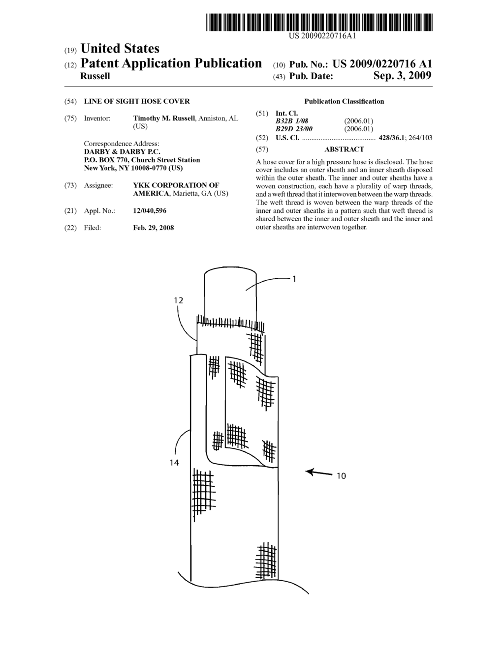 LINE OF SIGHT HOSE COVER - diagram, schematic, and image 01