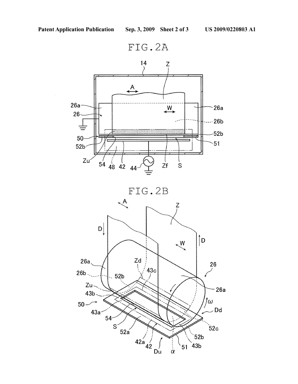 FILM DEPOSITING APPARATUS, GAS BARRIER FILM, AND PROCESS FOR PRODUCING GAS BARRIER FILMS - diagram, schematic, and image 03