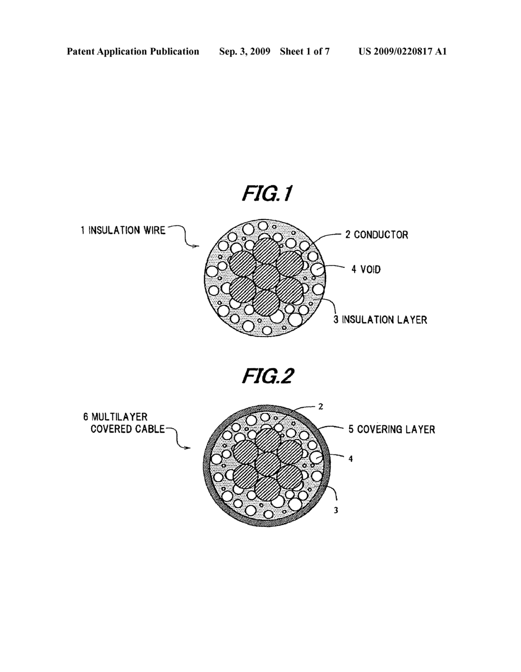 Hydrated water-absorption polymer containing resin composition, porous body and insulated wire using same, method of making the wire and coaxial cable - diagram, schematic, and image 02