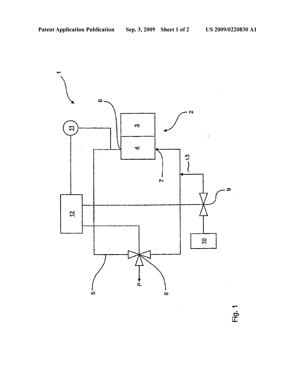 ANODE SUPPLY SYSTEM FOR A FUEL CELL STACK AND A METHOD OF PURGING THE SAME - diagram, schematic, and image 02