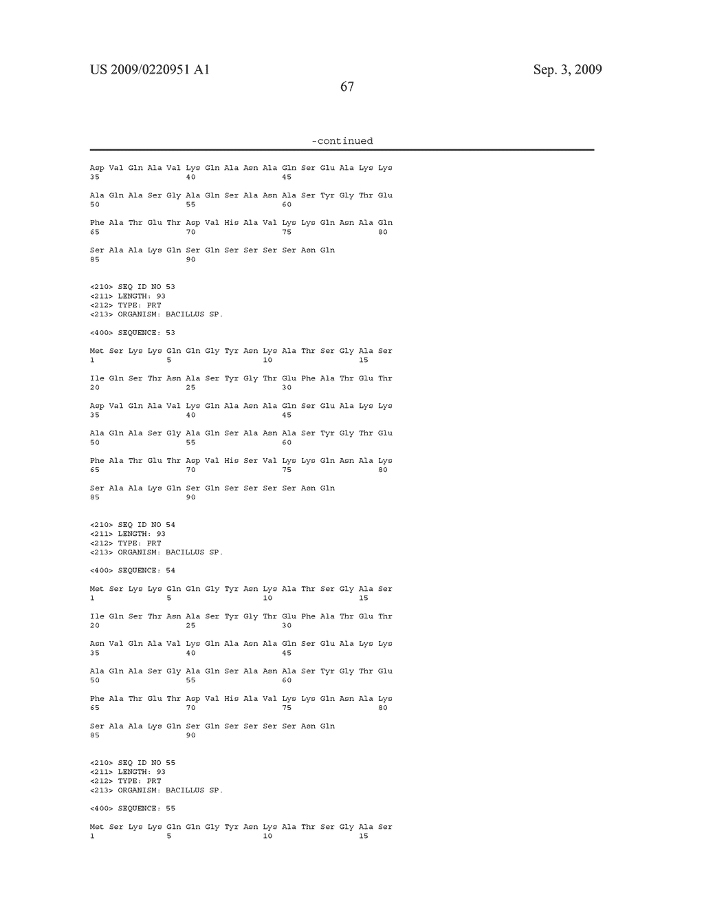 Methods and compositions for classifying bacillus bacteria - diagram, schematic, and image 103