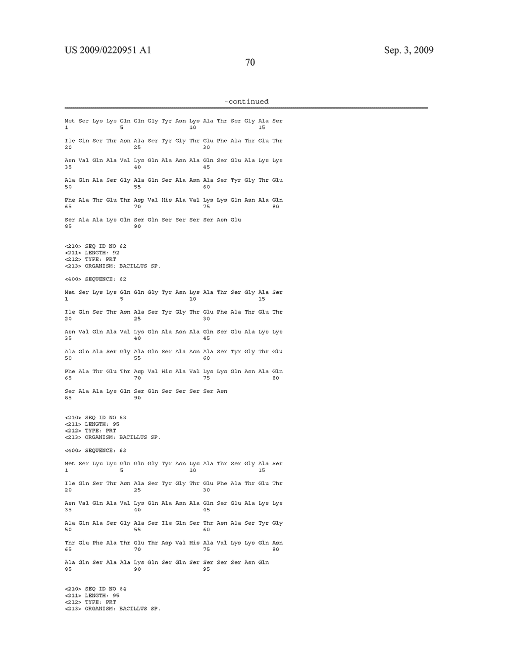 Methods and compositions for classifying bacillus bacteria - diagram, schematic, and image 106