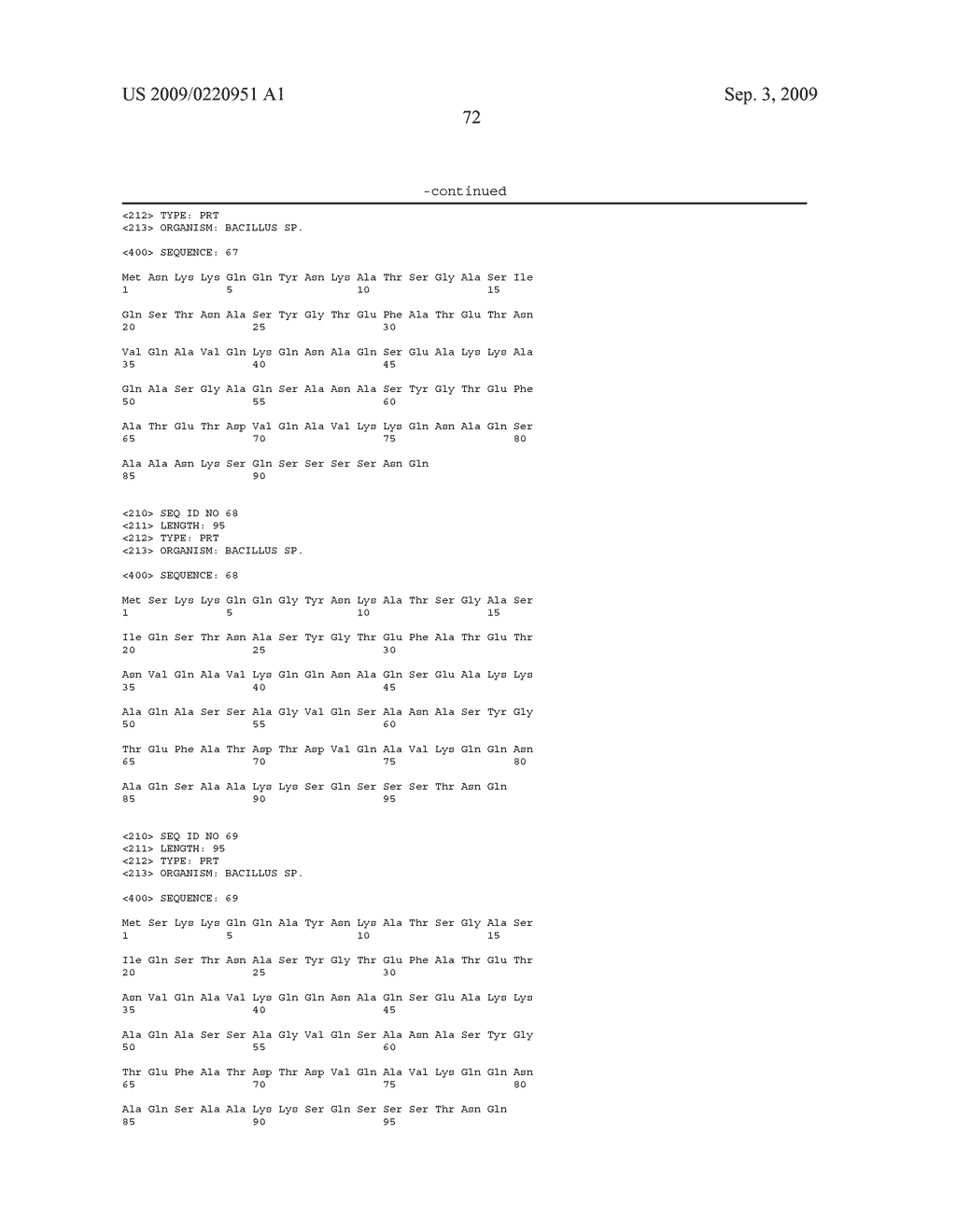 Methods and compositions for classifying bacillus bacteria - diagram, schematic, and image 108