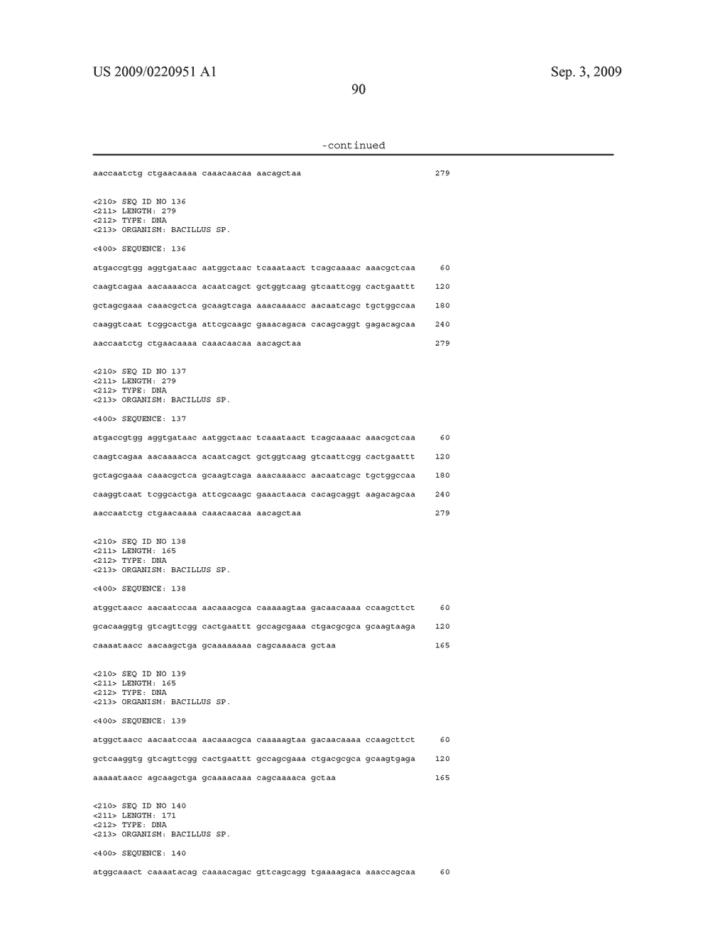 Methods and compositions for classifying bacillus bacteria - diagram, schematic, and image 126