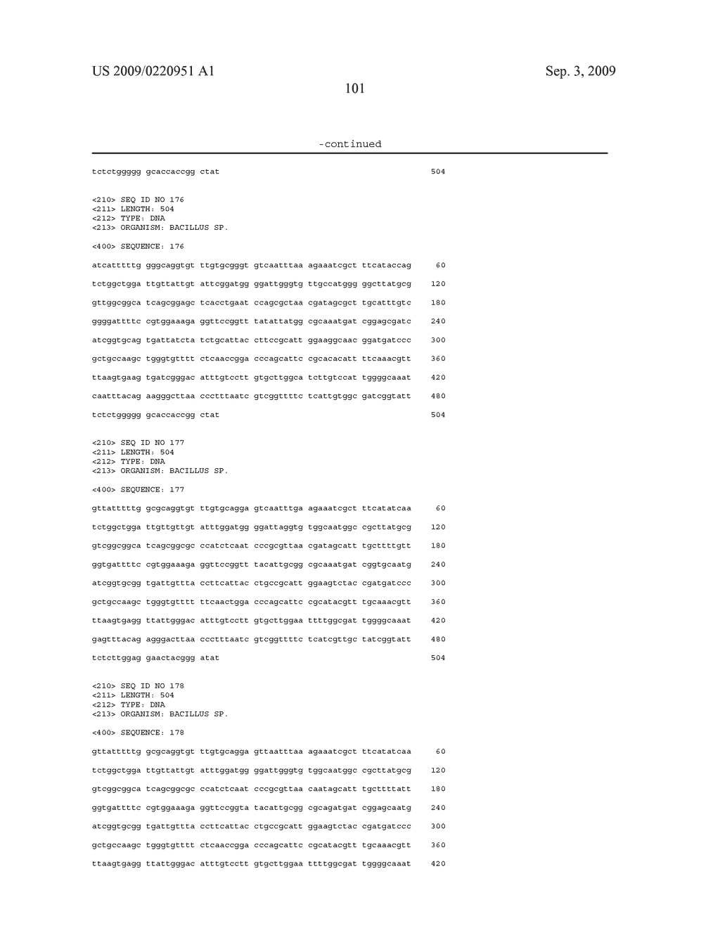 Methods and compositions for classifying bacillus bacteria - diagram, schematic, and image 137