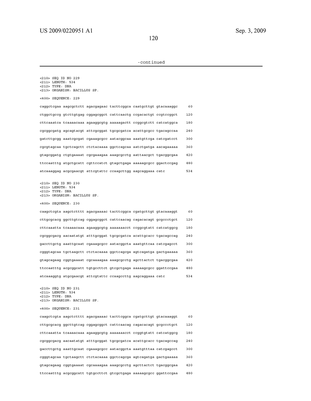 Methods and compositions for classifying bacillus bacteria - diagram, schematic, and image 156