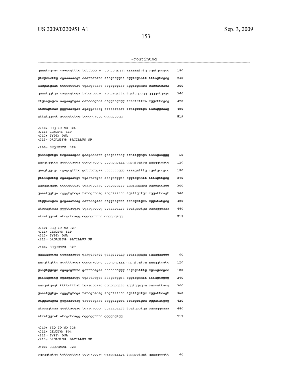 Methods and compositions for classifying bacillus bacteria - diagram, schematic, and image 189