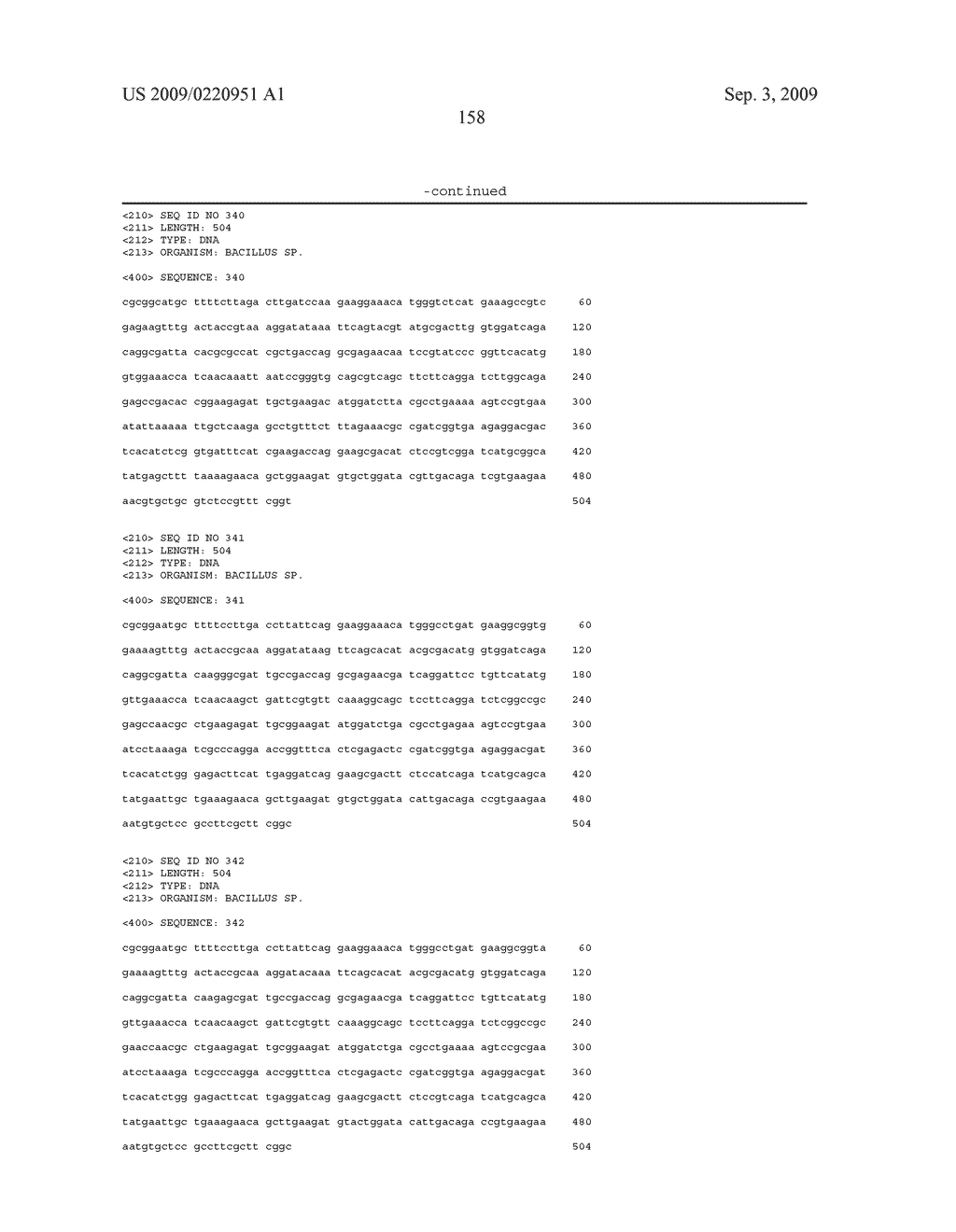 Methods and compositions for classifying bacillus bacteria - diagram, schematic, and image 194