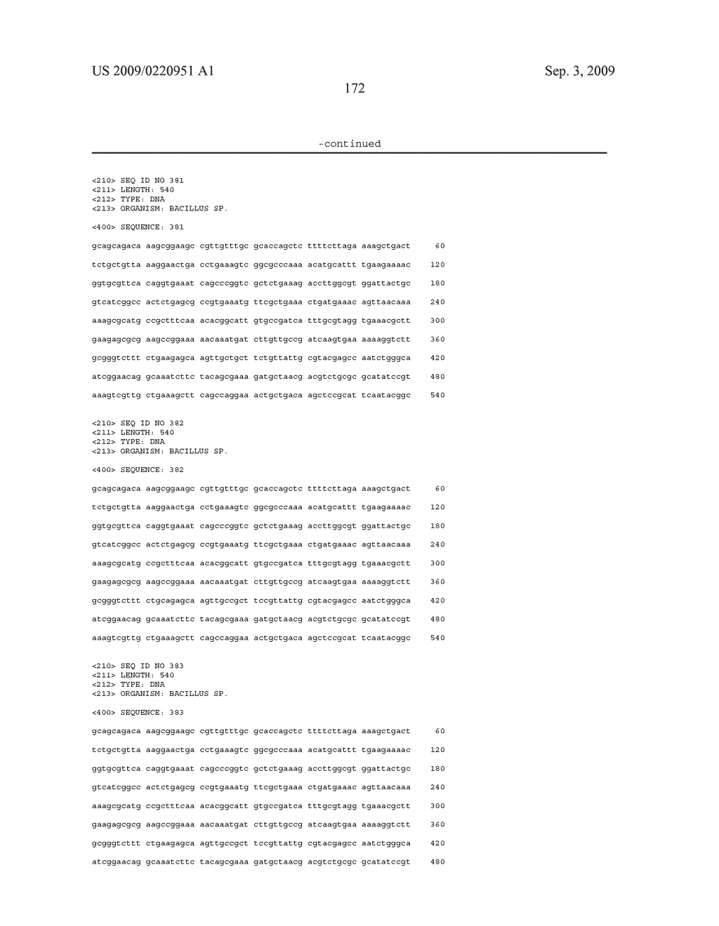 Methods and compositions for classifying bacillus bacteria - diagram, schematic, and image 208