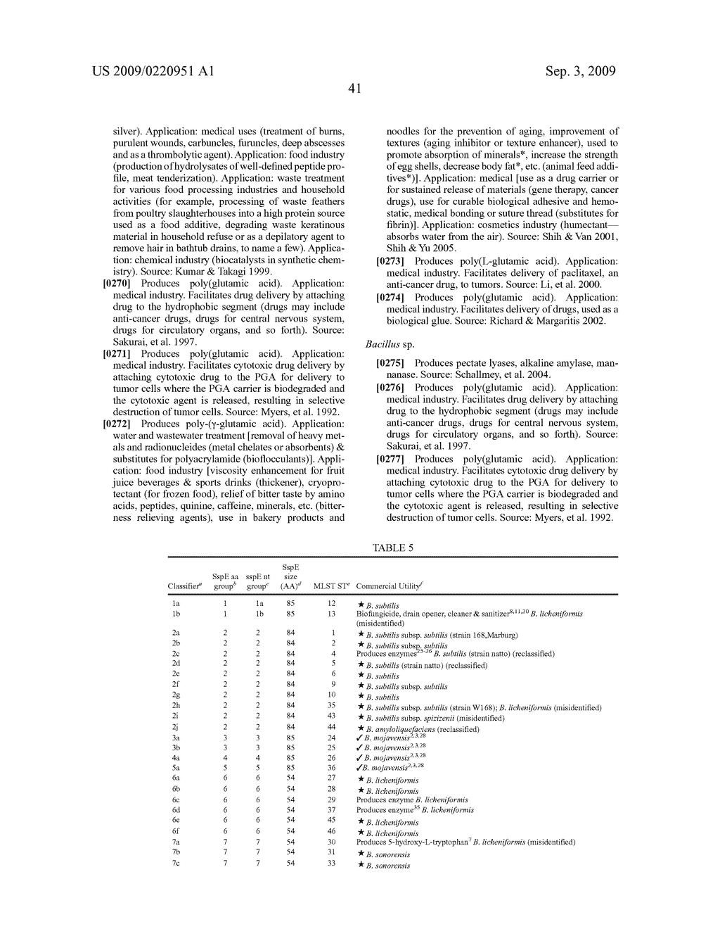 Methods and compositions for classifying bacillus bacteria - diagram, schematic, and image 77