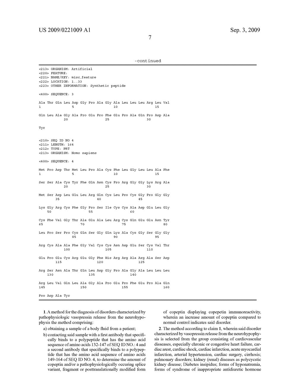 Diagnostic Method for Disorders Using Copeptin - diagram, schematic, and image 12