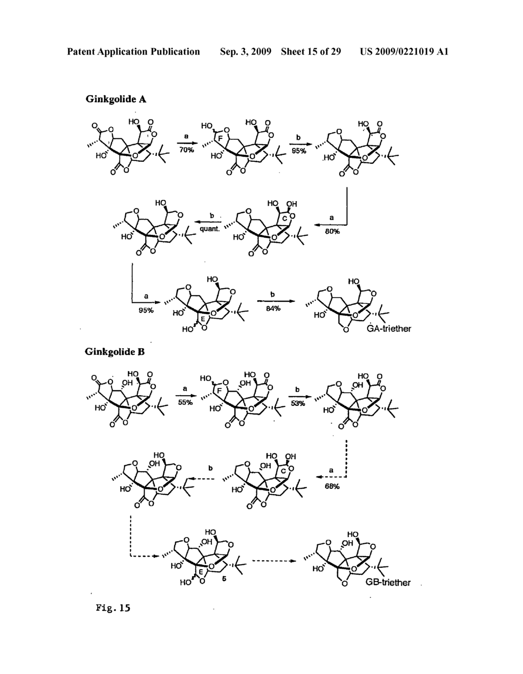 Core-Modified Terpene Trilactones From Ginkgo Biloba Extract and Biological Evaluation Thereof - diagram, schematic, and image 16