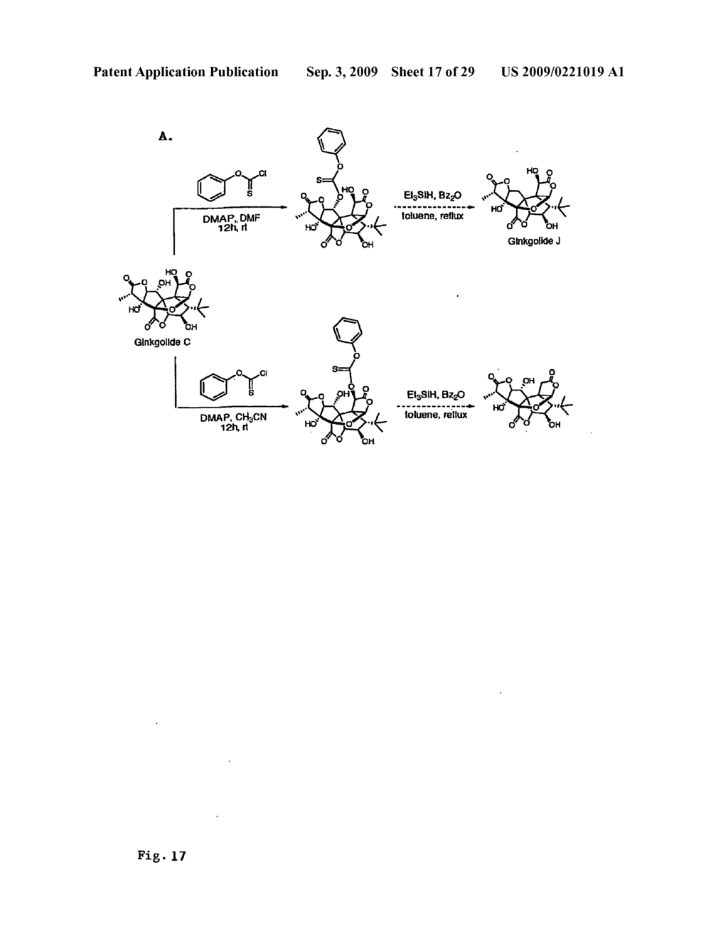 Core-Modified Terpene Trilactones From Ginkgo Biloba Extract and Biological Evaluation Thereof - diagram, schematic, and image 18