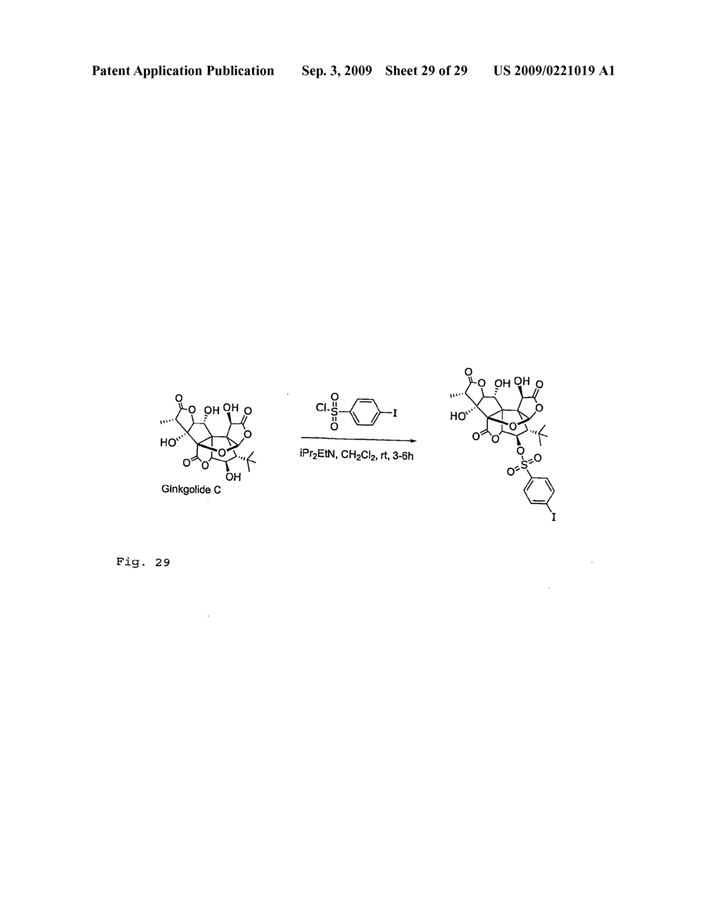 Core-Modified Terpene Trilactones From Ginkgo Biloba Extract and Biological Evaluation Thereof - diagram, schematic, and image 30