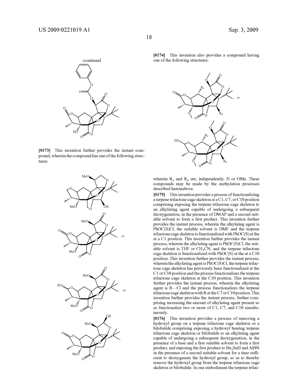 Core-Modified Terpene Trilactones From Ginkgo Biloba Extract and Biological Evaluation Thereof - diagram, schematic, and image 48