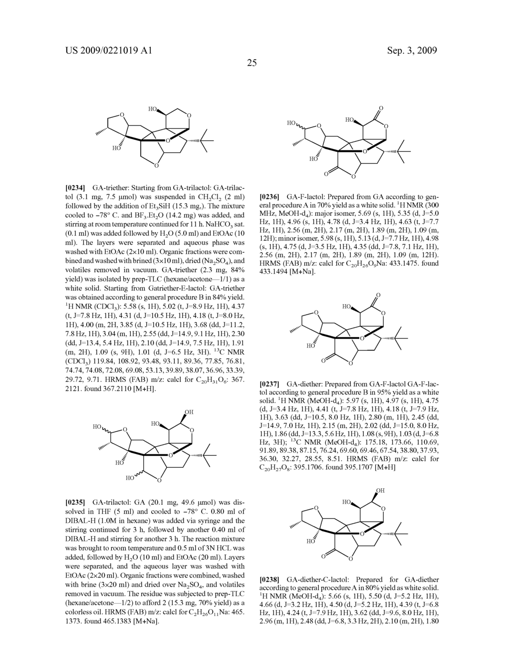 Core-Modified Terpene Trilactones From Ginkgo Biloba Extract and Biological Evaluation Thereof - diagram, schematic, and image 55