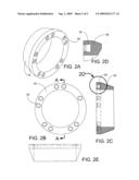 SEGMENTED ANNULAR GLAND CHUCK FOR TERMINATING AN ELECTRICAL CABLE diagram and image