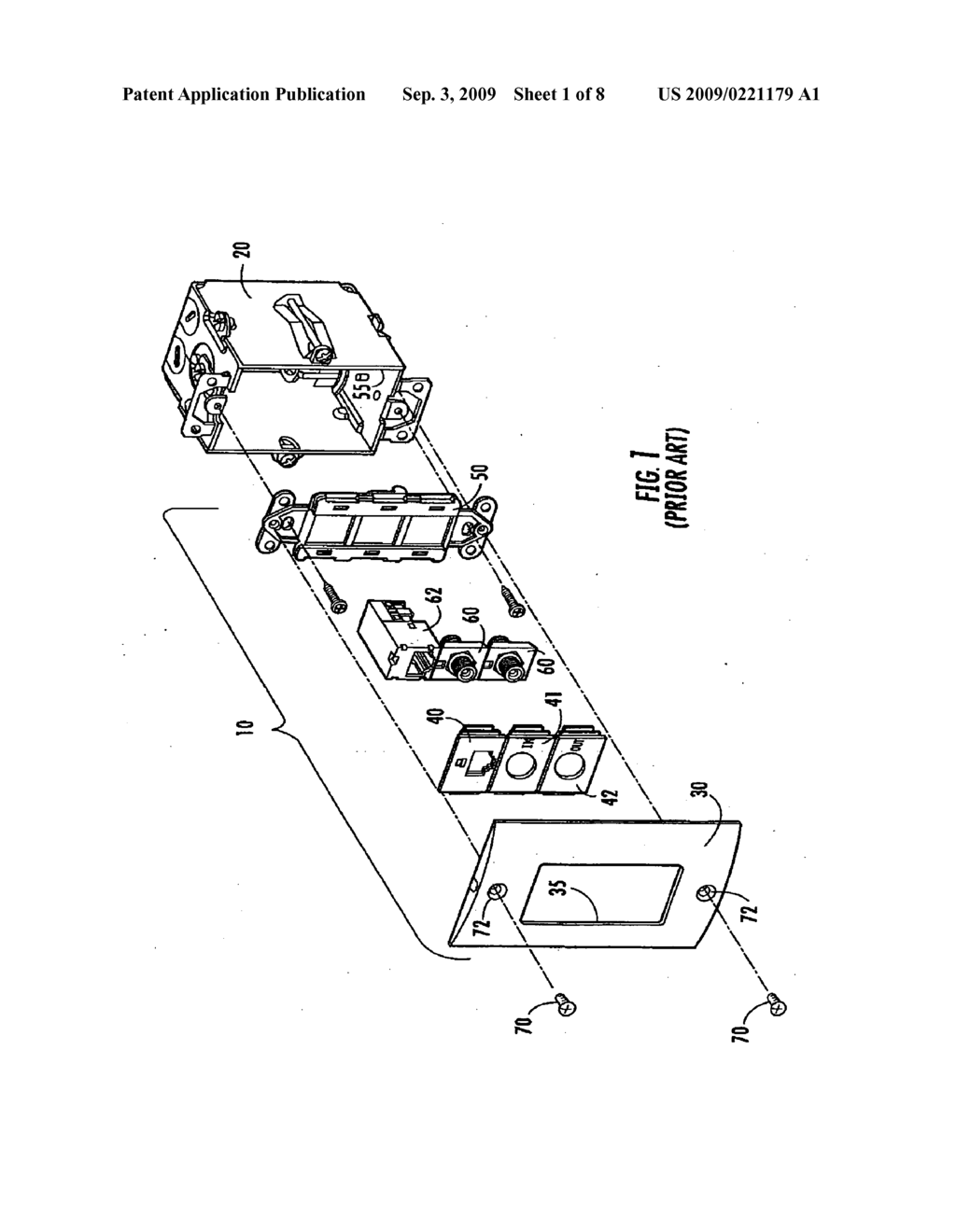 TAMPER RESISTANT FACEPLATE SYSTEM - diagram, schematic, and image 02