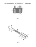 Press-contacting conductive terminal device diagram and image