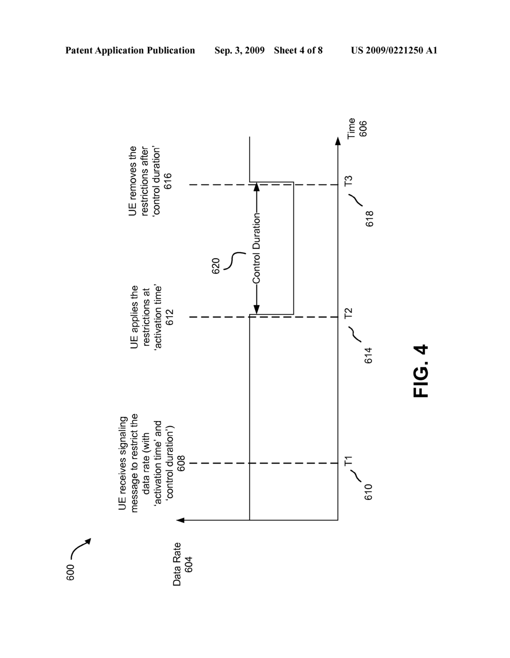 METHODS AND APPARATUS FOR HANDLING A SIGNALING MESSAGE THE RELATES TO TRANSMISSION RATE RESTRICTIONS - diagram, schematic, and image 05