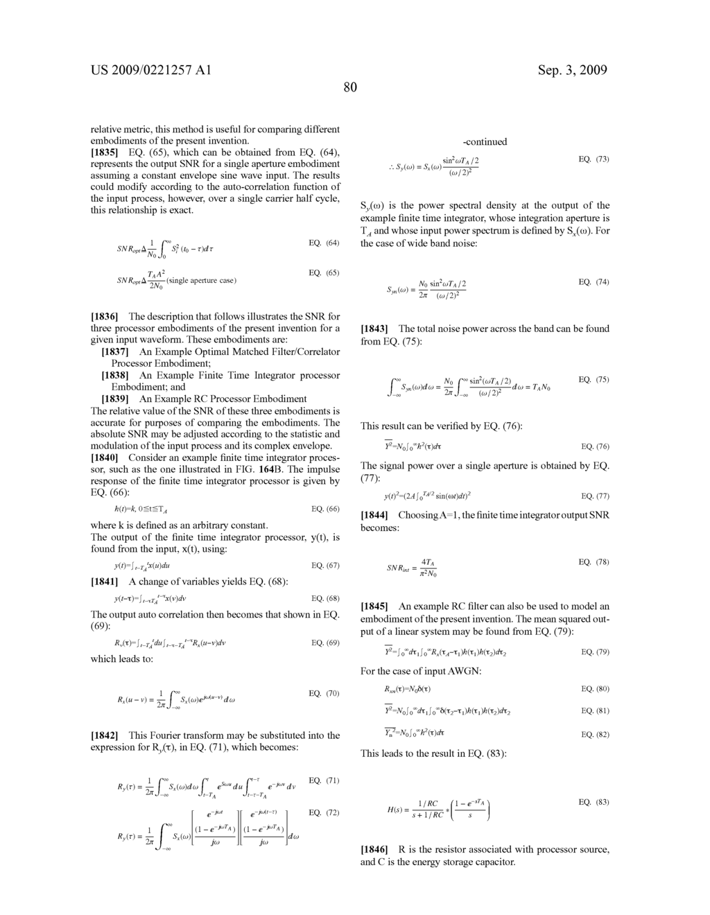 Method and System For Down-Converting An Electromagnetic Signal, And Transforms For Same, And Aperture Relationships - diagram, schematic, and image 365